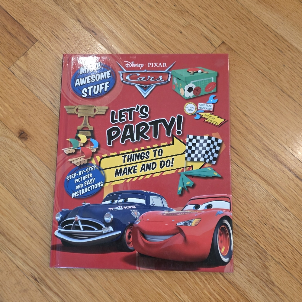 Disney Pixar Cars Let's Party! Things to Make and Do! Book